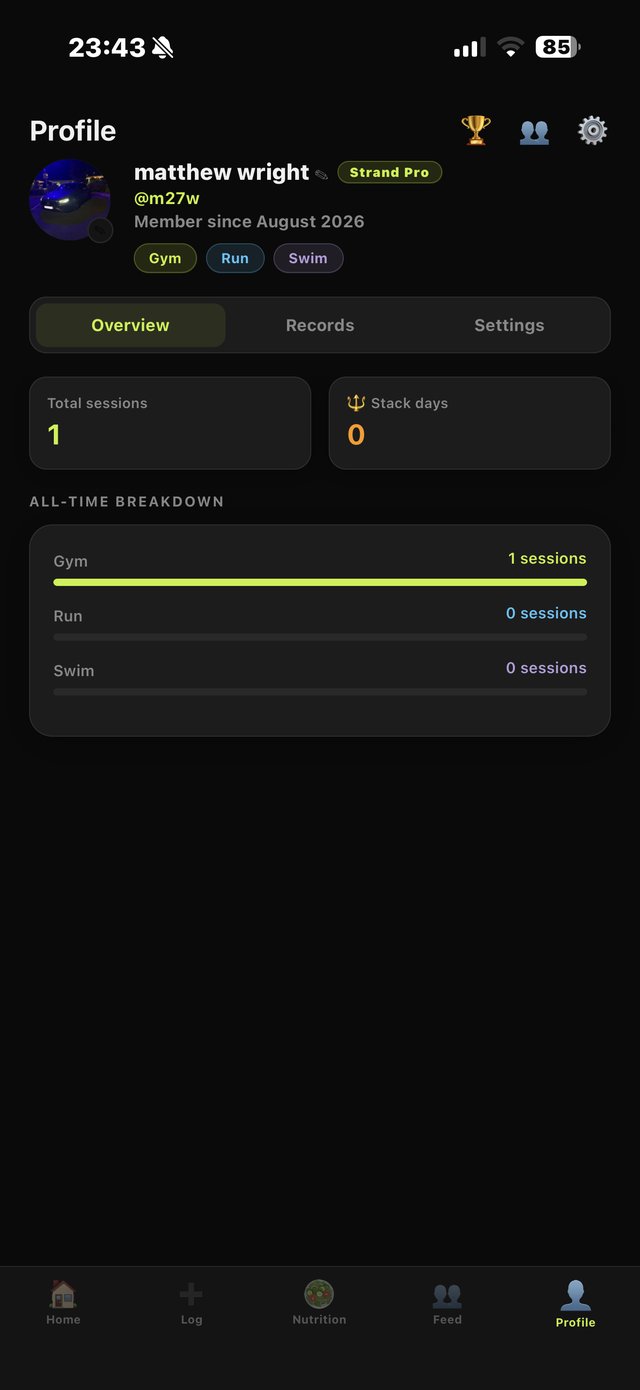 Strand app screenshot